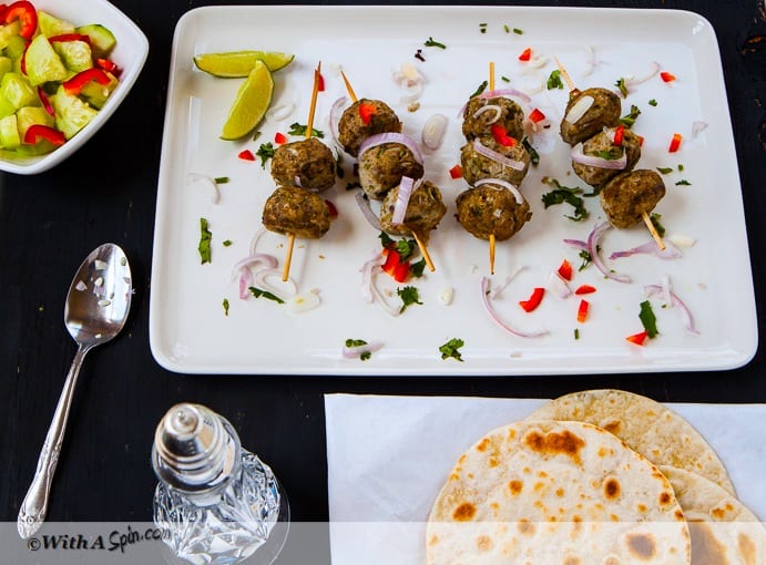 Kafta Mishwiyyeh, Lebanese Meatballs