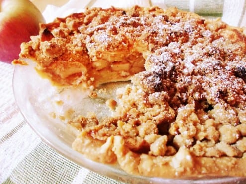 best ever apple crumb pie