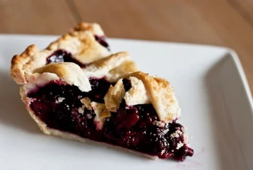 Blackberry Ginger Lattice Pie