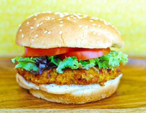 Sweet Potato Veggie Burger