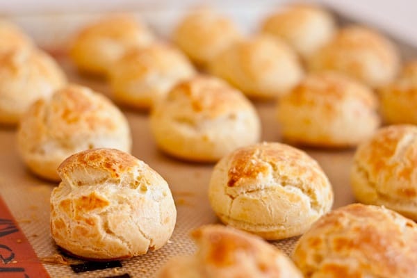 Three Alps Cheese Gougeres