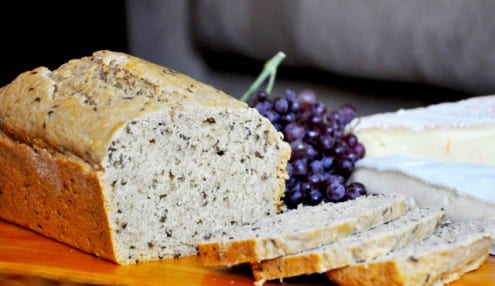 Quick Beer Bread with Caraway Seeds and Sweet Whiskey Butter