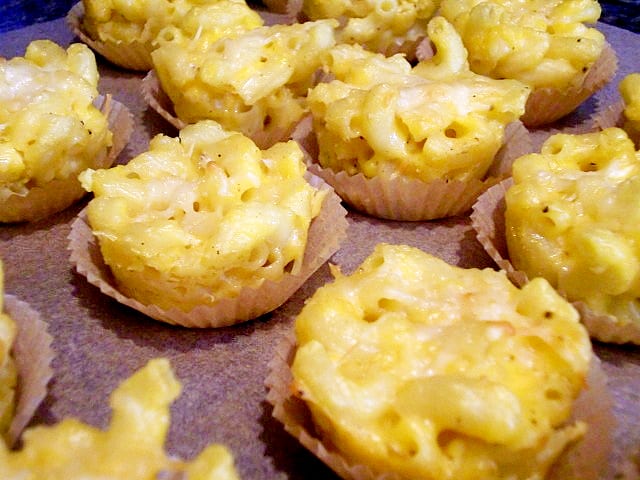 Bite-Sized Macaroni and Cheese