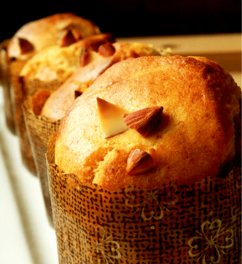 Spiced Almond Muffins