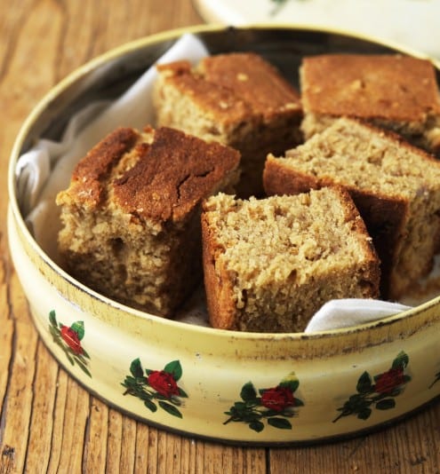 Peanut Butter and Banana Cake