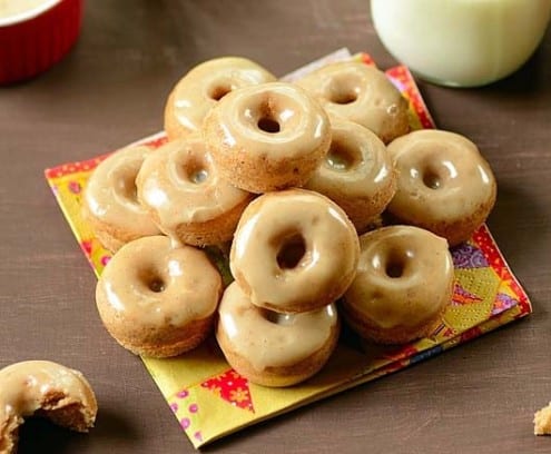 Baked Apple Cider Donuts with Maple Glaze