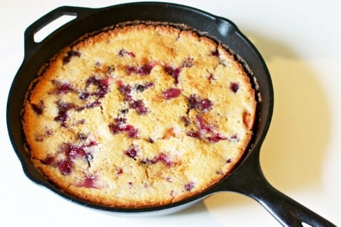 Skillet Fruit Cobbler