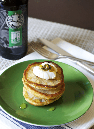IPA and Passion Fruit Drop Scones
