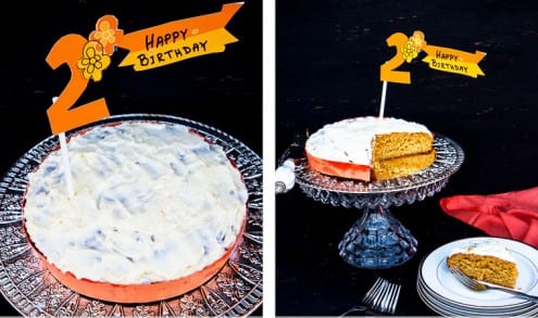 Zucchini and Carrot Birthday Cake