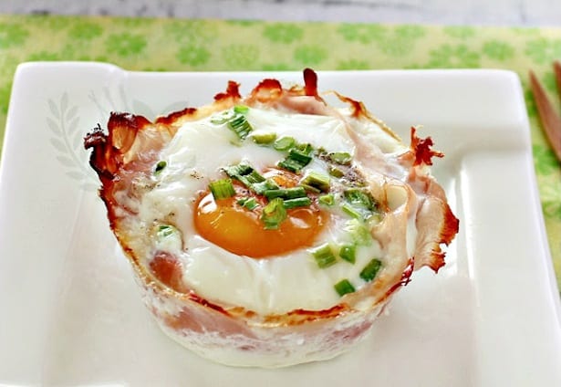 Baked Egg and Ham