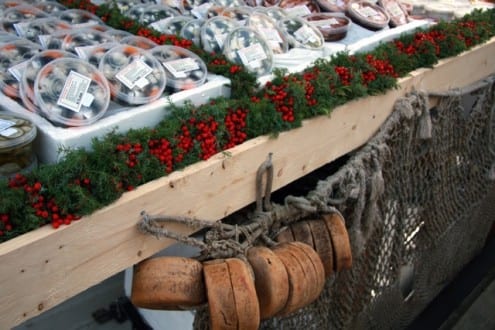 Spectre of different marinated herring dishes at the annual Helsinki Baltic Herring Fair. The event started first in 1743.