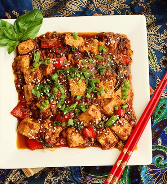 Thai Style Stir Fried Tofu