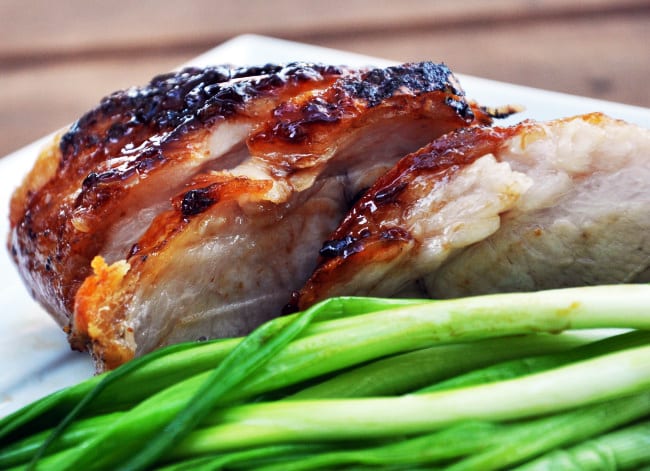 Plum-Glazed Pork Belly