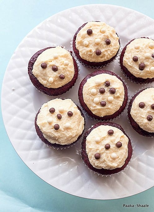 Beet Cupcakes with Cream Cheese Frosting