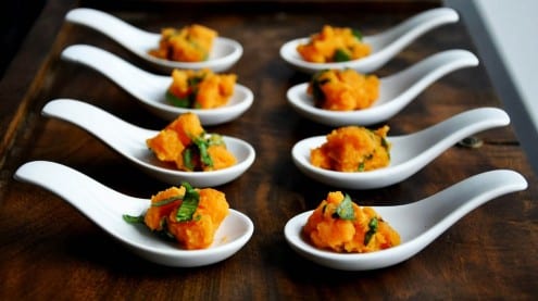 Sweet Potato Chaat Bites