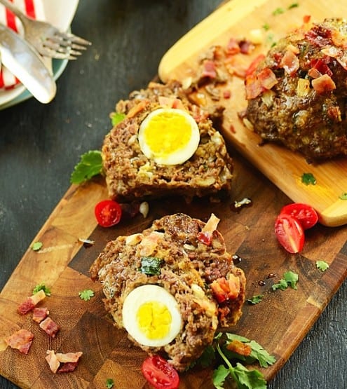 Egg Stuffed Meatloaf 