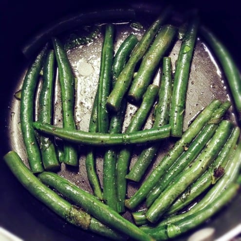 Minty Green Beans in Lemon Butter