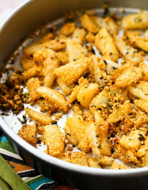 Pan-Fried Cornmeal Crusted Potatoes