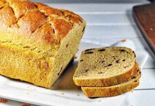 Multigrain Pumpkin Cranberry Bread