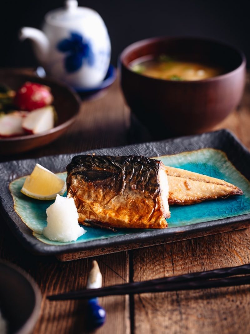Saba-Shioyaki Salt Grilled Mackerel