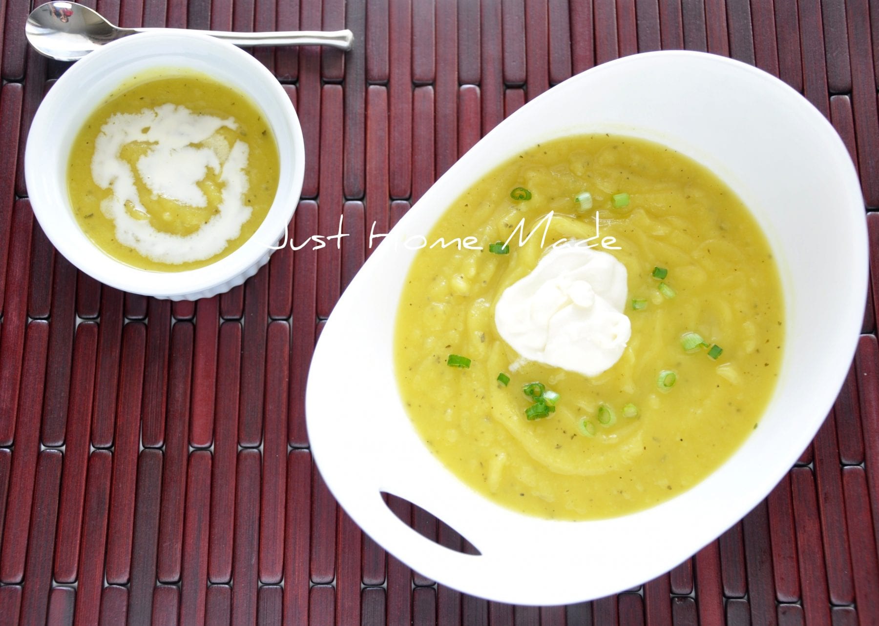 Onion, Apple and Acorn Squash Soup Recipe by Radhika Penagonda