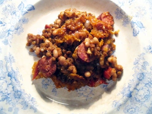 Lentil and Sausage Cassoulet