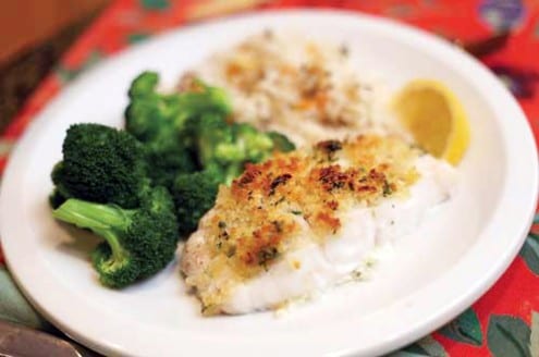 Garlic and Herb Cod