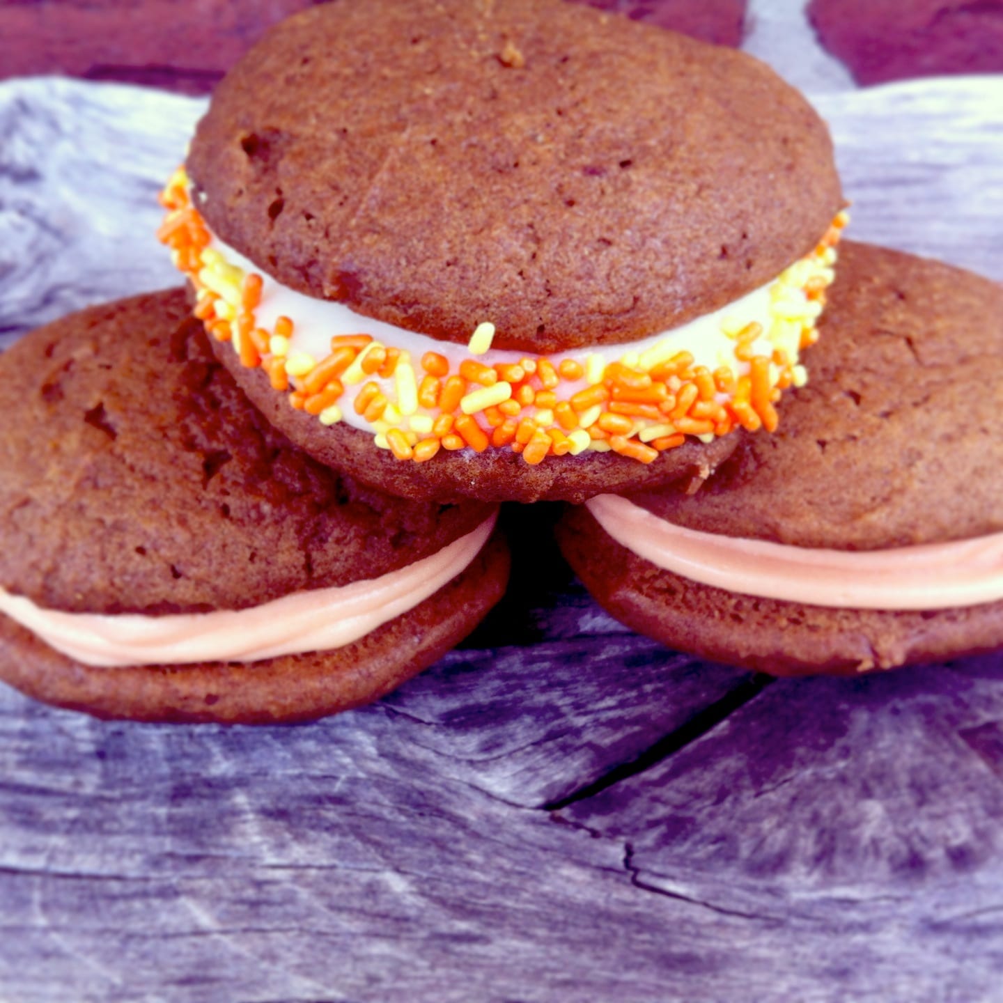 Pumpkin Cream Cheese Whoopie Pies