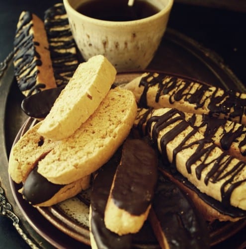 Pumpkin Almond Biscotti