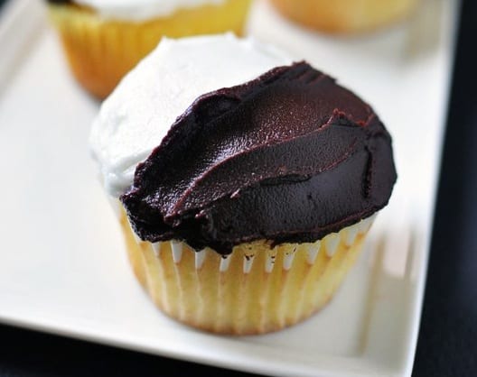 Black and White Cupcakes