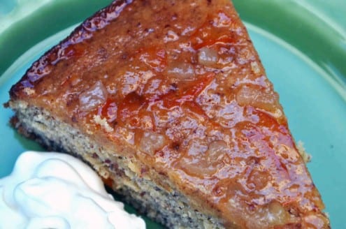 Ginger Cake with Whiskey Marmalade Glaze