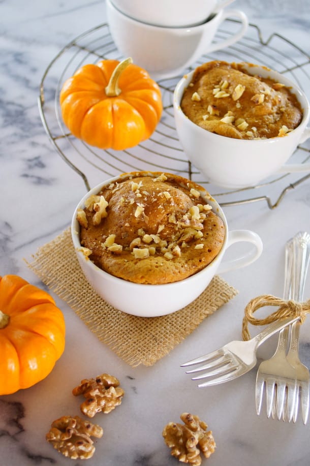 Pumpkin Spice Mug Cake