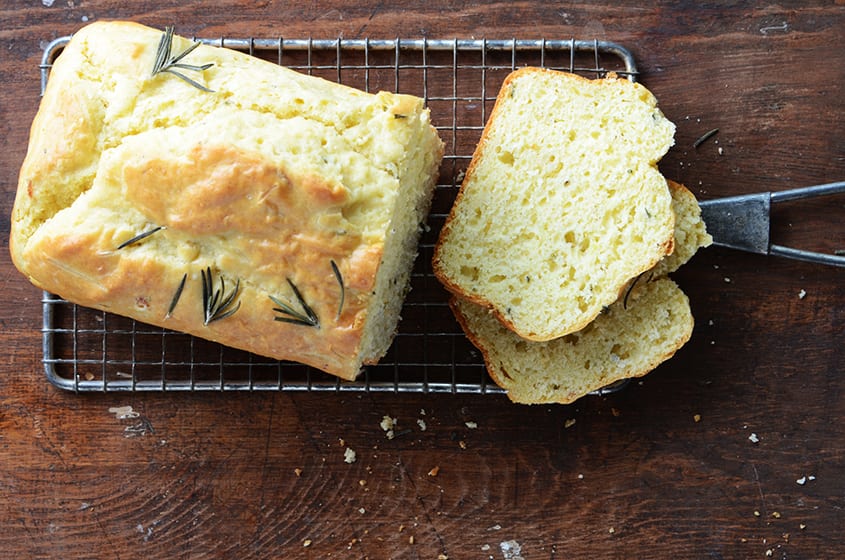 Rosemary and Onion Quick Bread