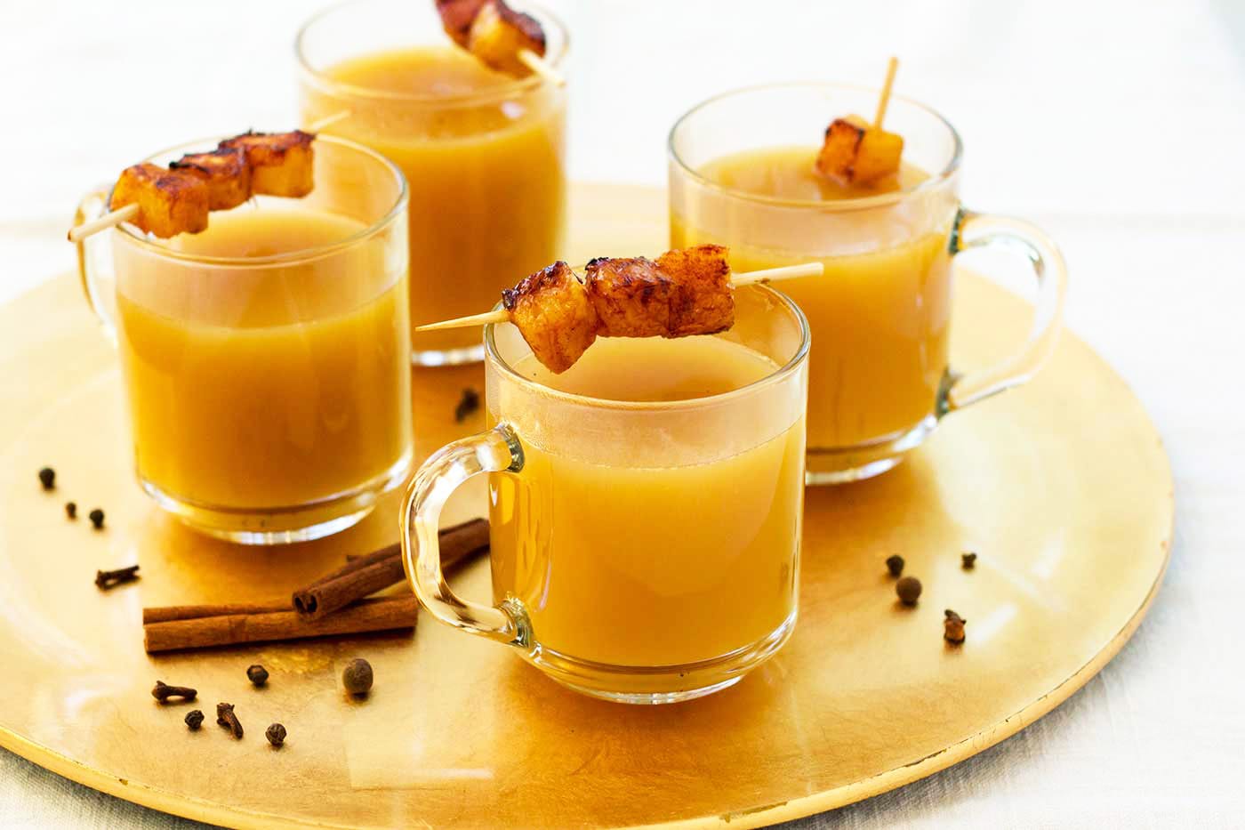 Mulled Pineapple Cocktail