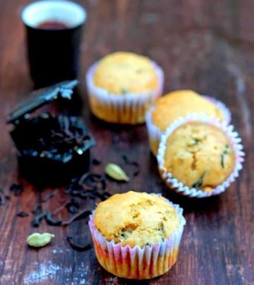 Chai Cardamom Muffins