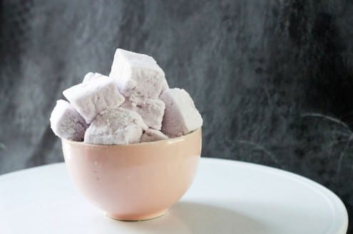 Homemade Taro Marshmallows