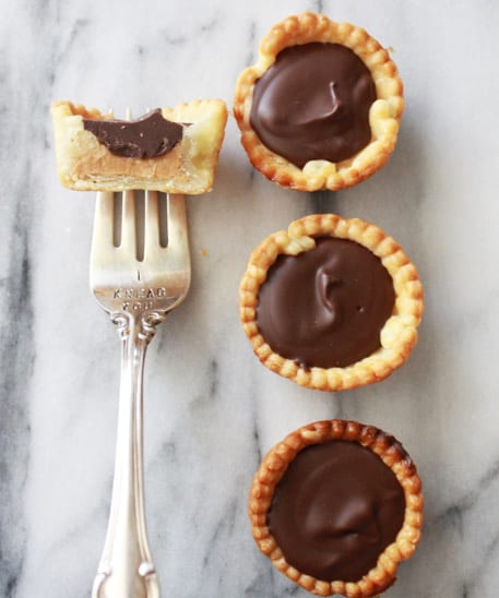 Mini Chocolate Nut Butter Pies