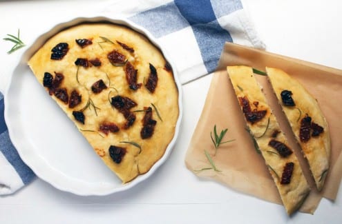 Rosemary and Sundried Tomato Focaccia 