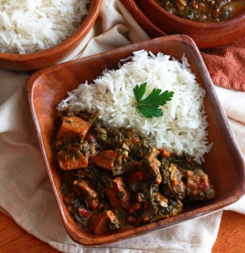 Saag Gosht: Punjabi Beef and Spinach Curry