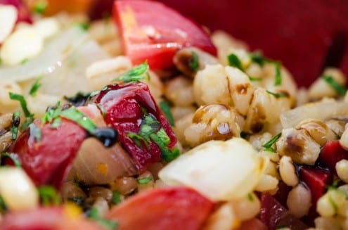 Roasted Beets and Barley