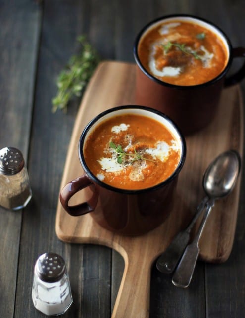 Vegan Spicy Butternut Squash Soup