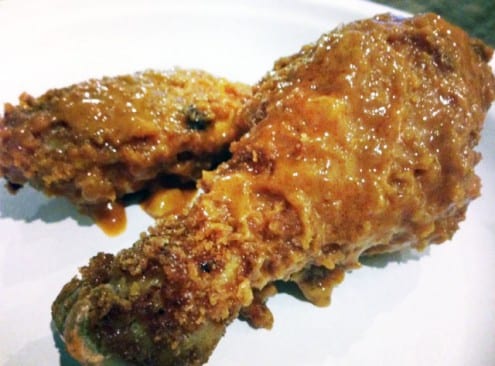 Peanut Butter Panko-Crusted Chicken Wings