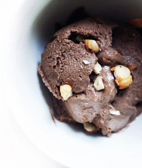 Vegan Chocolate-Hazelnut Gelato