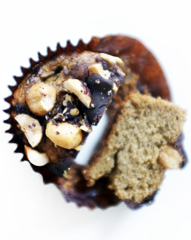 Pumpkin Cupcakes with Chocolate-Hazelnut Topping