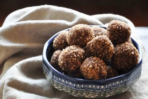 Whiskey, Chocolate and Walnut Truffles