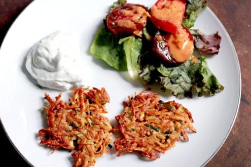 Spiced Yam Latkes