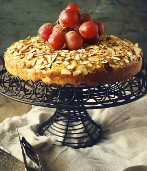 Lemon-Glazed Yogurt and Almond Cake