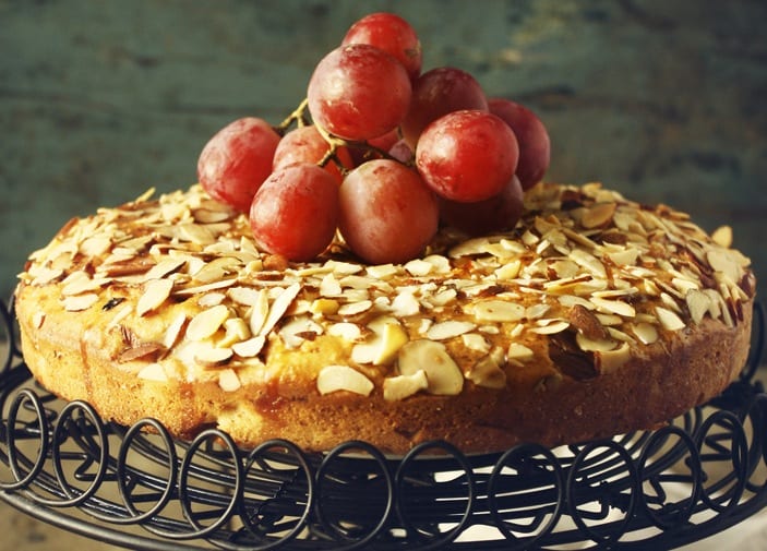 Lemon-Glazed Yogurt and Almond Cake