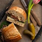 Pulled Lamb Sandwich with Caramelized Onions and Chipolte Aioli recipes