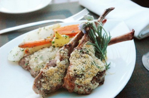 Lavender Crusted Lamb Chops Recipe